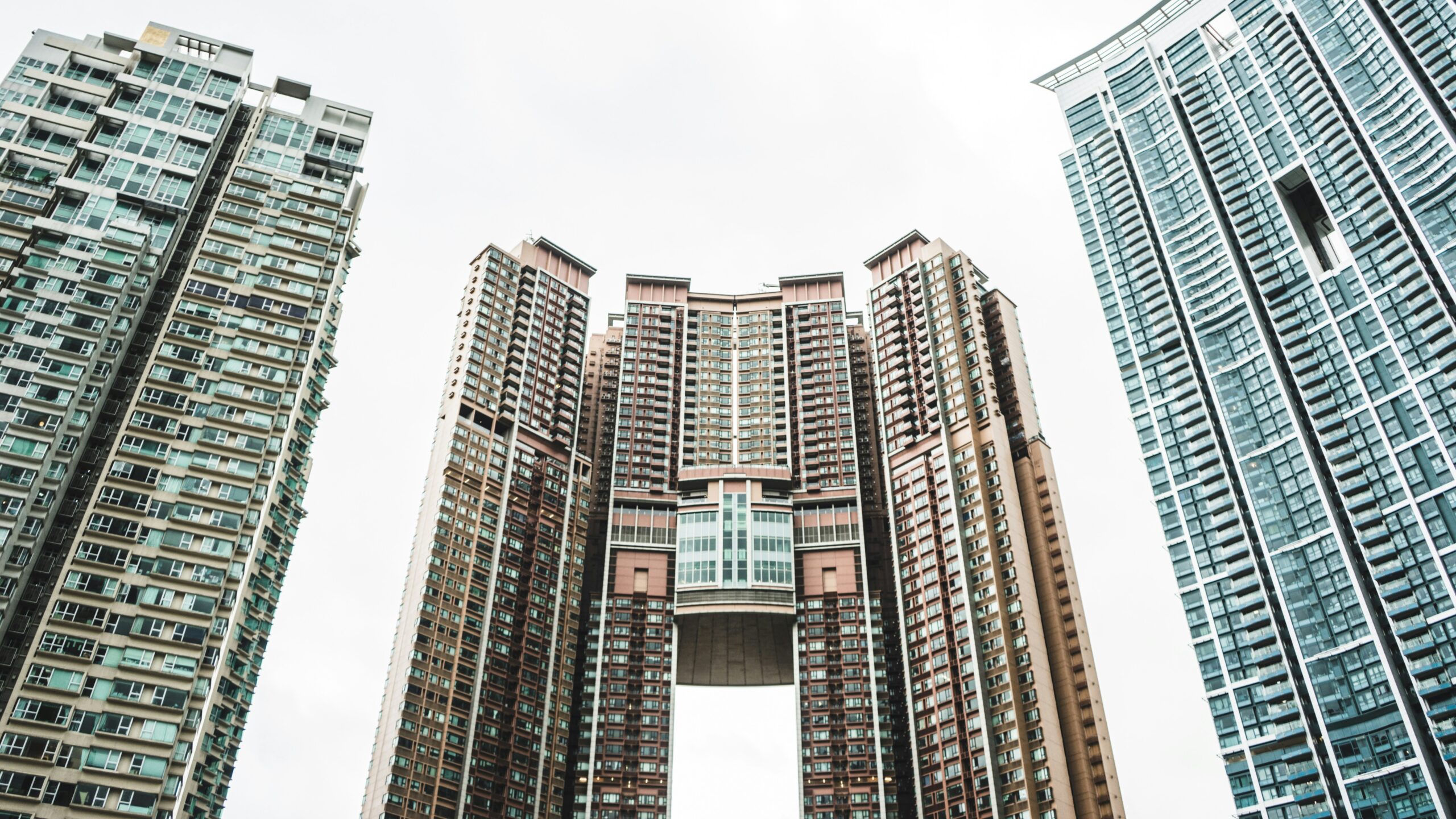 High-rise buildings in Kowloon, Hong Kong
