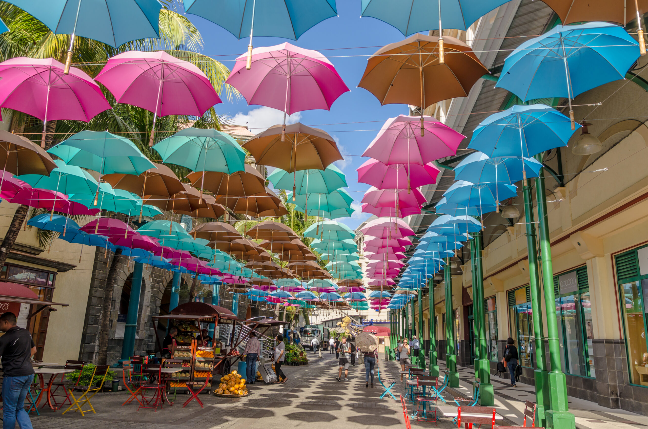 The colourful city of Port Louis.