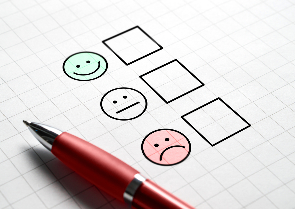 Survey happy face