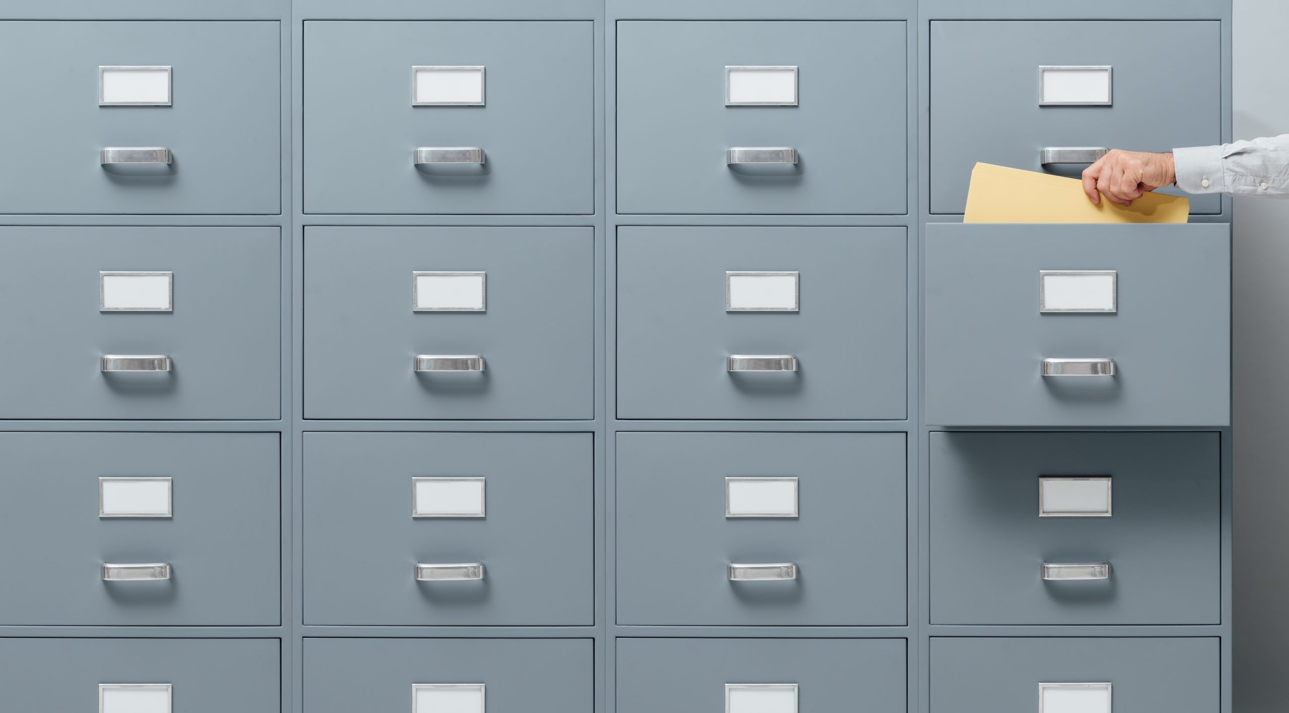 Filing cupboards