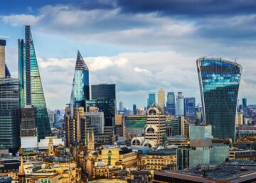 Panoramic view of London.