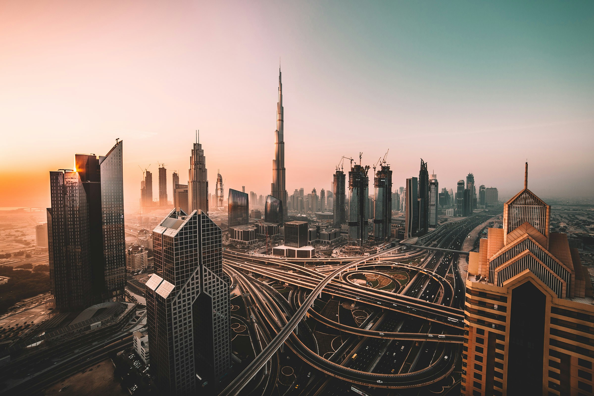 Dubai at sunrise