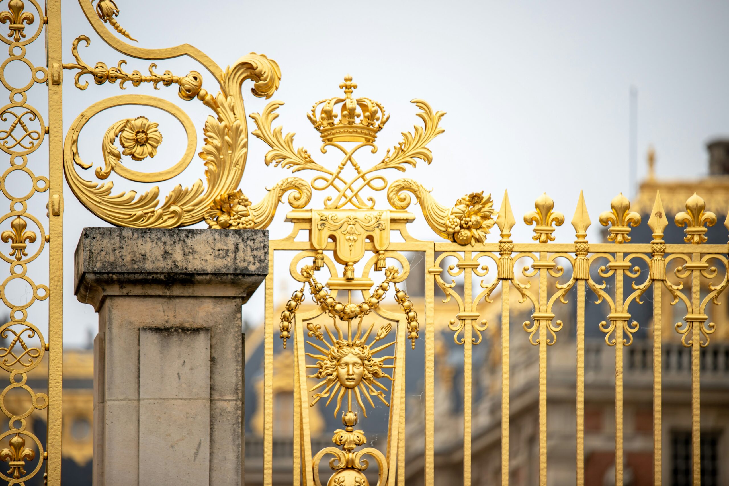 Gate at Palace of Versailles, France