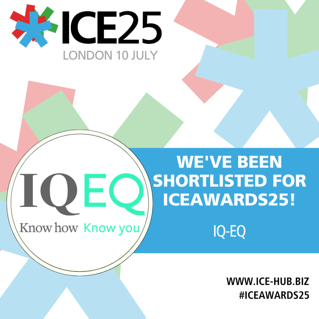 IQ-EQ shortlisted in ICEAWARDS 2025